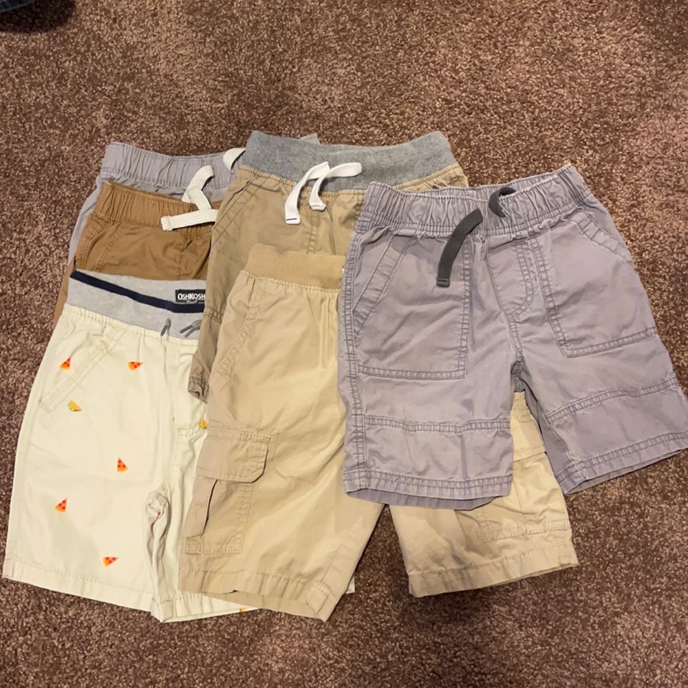Lot of 6 Boys Shorts.4T/5T/4/5. Old Navy Carter’s